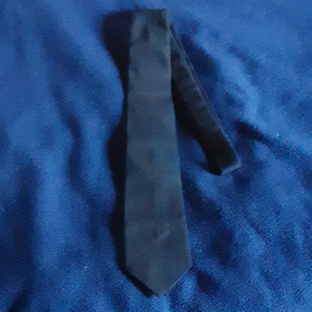 ✨ Skilcraft Solid Black Tie (3" wide)